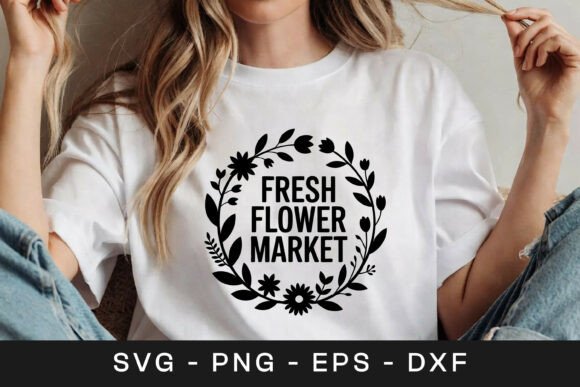 Fresh Flower Market Floral SVG PNG: Crafts & Graphics Review