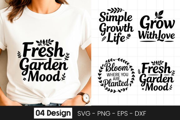 Fresh Garden Mood Floral SVG PNG for Crafts & Graphics