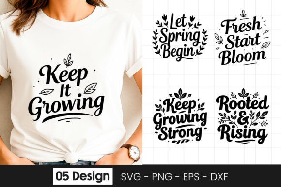 Keep It Growing Motivational SVG PNG: Crafts & Graphics for Real Publishing