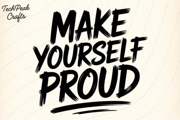 Make Yourself Proud PNG SVG Graphics for Crafts