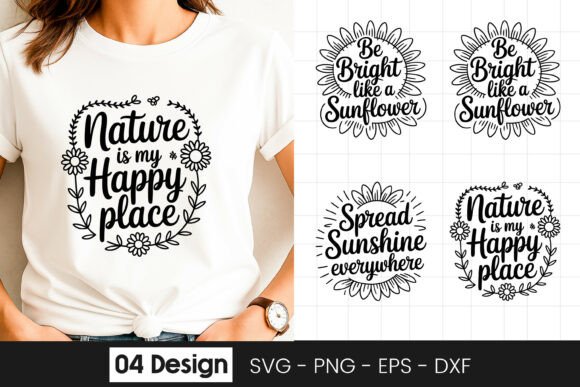 Nature Happy Place Floral SVG PNG: Crafts & Graphics Review
