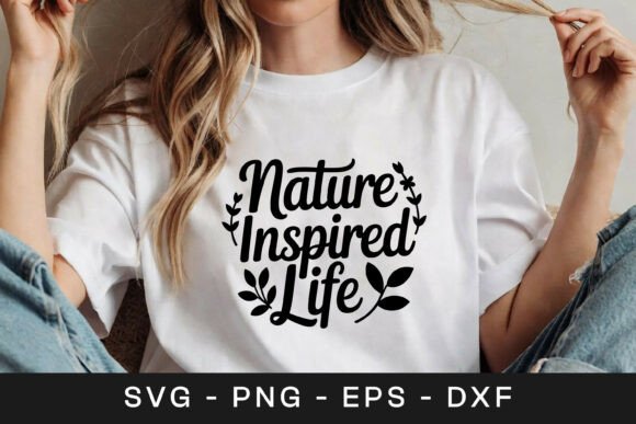 Nature Inspired Life Floral SVG PNG: Graphics for Crafts & Branding