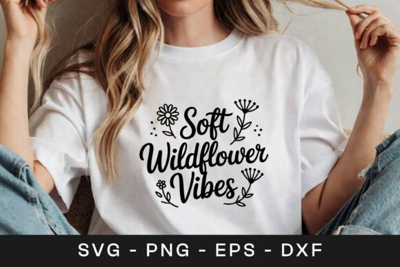 Soft Wildflower Vibes Floral SVG PNG: Crafts & Graphics Review