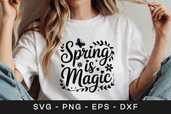 Spring Is Magic Floral SVG PNG: Crafts & Graphics Review