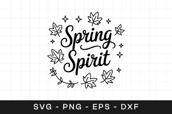 Spring Spirit Floral SVG Graphics for Crafts